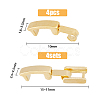 SUPERFINDINGS 7 Styles Eco-Friendly Brass Watch Band Clasps KK-FH0005-22-2