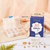 DIY Leaf & Pearl Dangle Earring Making Kits DIY-SC0016-50-7