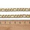 304 Stainless Steel Figaro Chain Necklaces NJEW-S442-02G-5
