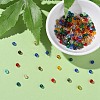 Faceted Rondelle Transparent Glass Beads GLAA-YW0001-84A-5