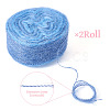 Gradient Segment Dyed Super Fine Mohair Yarn DIY-TAC0033-03C-4