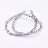 Electroplate Glass Beads Strands EGLA-D020-3x2mm-73-2