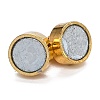 Brass Magnetic Clasps with Loops KK-O134-14G-3