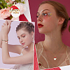 6Pcs Christmas Themed Brass Micro Pave Cubic Zirconia Pendants ZIRC-BBC0001-55-5
