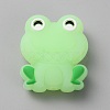 Frog Luminous Food Grade Eco-Friendly Silicone Beads SIL-WH0003-12C-1
