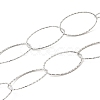 304 Stainless Steel Oval Link Chains CHS-C018-01A-P-1