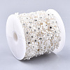 ABS Plastic Imitation Pearl Beaded Trim Garland Strand AJEW-S073-33-3