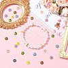 30Pcs 6 Colors Alloy Enamel Bead Caps FIND-CJ0005-52-6