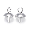 304 Stainless Steel Cup Pearl Peg Bails Pin Pendants X-STAS-H410-19S-B-1
