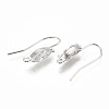 Brass Earring Hooks KK-S345-212P-2