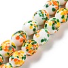 Handmade Lampwork Beads Strands LAMP-Q036-08C-1