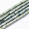 Electroplate Non-magnetic Synthetic Hematite Beads Strands G-L489-D06-1