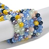 Glass Beads Strands EGLA-A034-M6mm-54-2