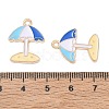 Alloy Enamel Pendants AL-CBAE435-14G-01-3