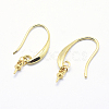 Brass Earring Hooks LS-KK-L151-02G-NR-1