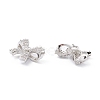 Rack Plating Brass Micro Pave Cubic Zirconia Charms X-ZIRC-C026-02P-2