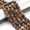 Natural Black Sunstone Beads Strands G-U009-A01-03-2