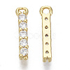 Brass Micro Pave Cubic Zirconia Charms KK-T060-05-I-G-NF-3