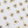 DICOSMETIC 30Pcs 5 Styles Rack Plating Alloy Enamel Evil Eye Pendants FIND-DC0002-43-3