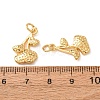 Brass Pendants KK-CBA2F11-21B-G-4