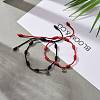 Adjustable Nylon Thread Charm Bracelets BJEW-JB06274-10