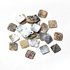 Natural Akoya Shell Rhombus Charms BSHE-Z003-29A-1