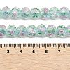 Handmade Foil Lampwork Beads Strands FOIL-S136-001G-4