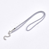 Waxed Cord Necklace Making NCOR-T001-81-2