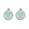 Alloy Enamel Pendants ENAM-S124-01A-15I-1