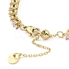 Rhinestone Bracelet BJEW-C049-01G-01-3
