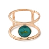 Alloy with Turquoise Round Finger Ring for Women FS-WGC40FF-03-2