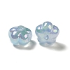 UV Plating Rainbow Iridescent Acrylic Beads PACR-M002-05C-2
