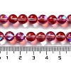 Synthetic Moonstone Beads Strands G-P528-J02-25-4