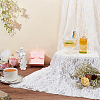 Flower Pattern Nylon Lace Fabric OCOR-WH0092-20A-5