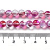 Synthetic Moonstone Beads Strands G-P528-J01-03-4