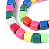 Handmade Polymer Clay Beads Strands CLAY-N013-25A-04-3