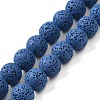 Natural Lava Rock Bead Strands G-L435-03-8mm-21-1