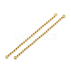Brass Ball Chain Links connectors X-KK-T032-176G-1