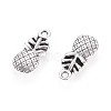Pineapple Tibetan Style Alloy Pendants TIBEP-N008-13AS-NR-2
