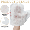 80Pcs Non-woven Fabrics Disposable Gloves AJEW-GO0005-18-4