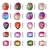 Pointed Back Glass Rhinestone Cabochons RGLA-OC0001-03B-8