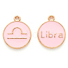Alloy Enamel Pendants ENAM-S124-01A-09K-1