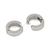 Non-Tarnish Lightning sand 304 Stainless Steel Clip-on Earrings  EJEW-M001-08P-2