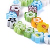 Handmade Millefiori Glass Bead Strands X-LAMP-J035-6mm-02-2