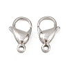 Tarnish Resistant 316 Surgical Stainless Steel Lobster Claw Clasps STAS-316-FL18A-5