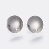 Non-Tarnish 304 Stainless Steel Stud Earring Findings STAS-K184-03-01P-1