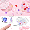 45Pcs 9 Colors Handmade Lampwork Beads LAMP-YW0001-24-2