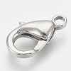 Tarnish Resistant 304 Stainless Steel Lobster Claw Clasps STAS-T033-25D-2
