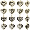 2Pcs 2 Styles Rack Plating Brass Cubic Zirconia Pendants KK-YW0004-08-1