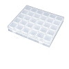 30 Slots Plastic Craft Organizer Case PW-WG63445-01-4